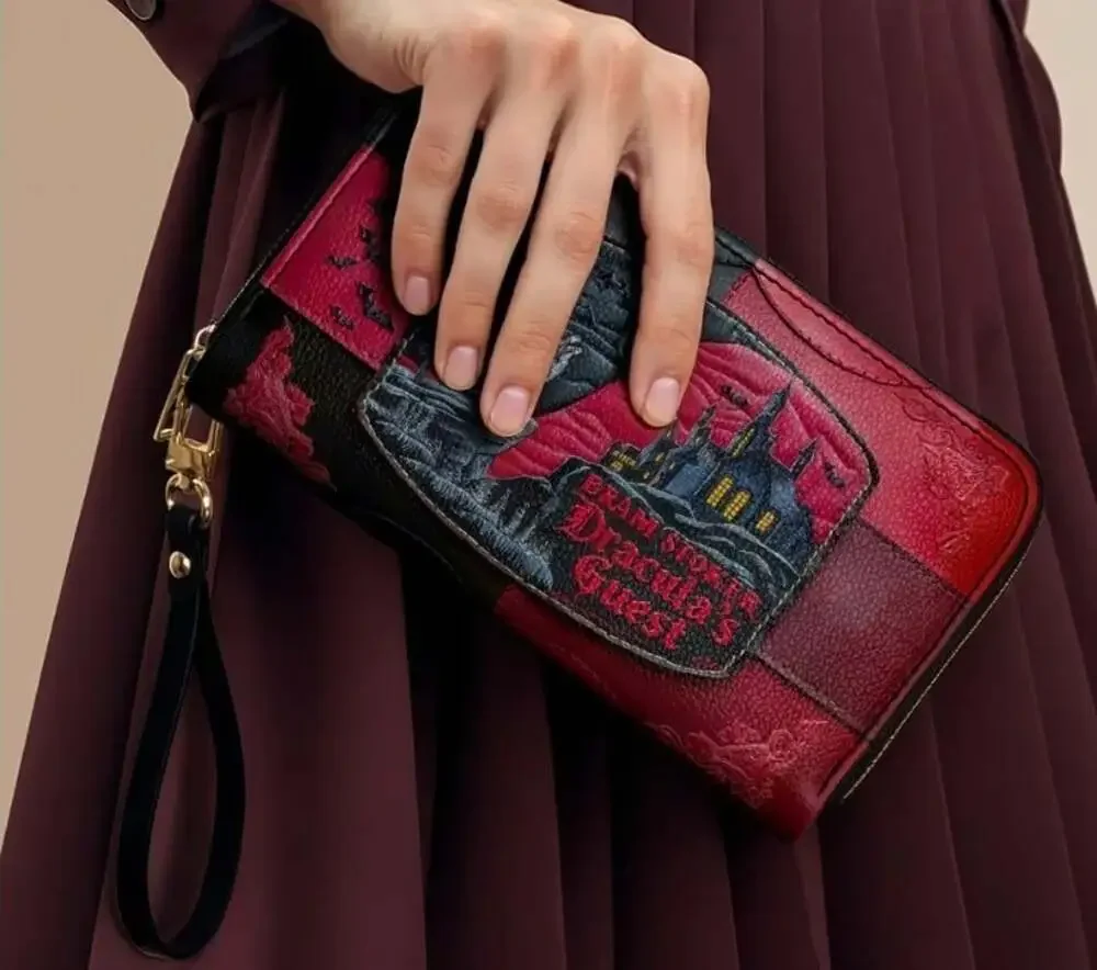 Dracula's Guest Wallet Goth Halloween New NWT Grunge Emo Excellent Vampire
